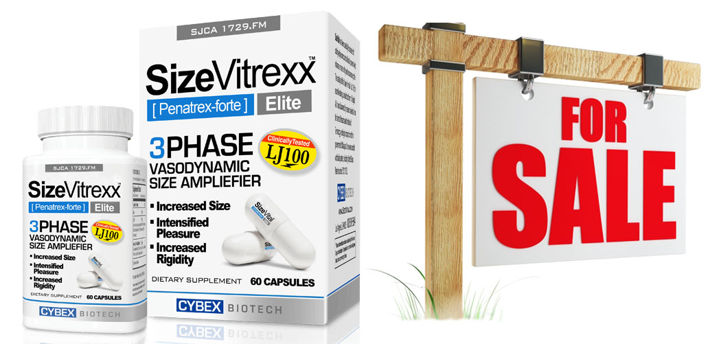 SizeVitrexx For Sale Banner